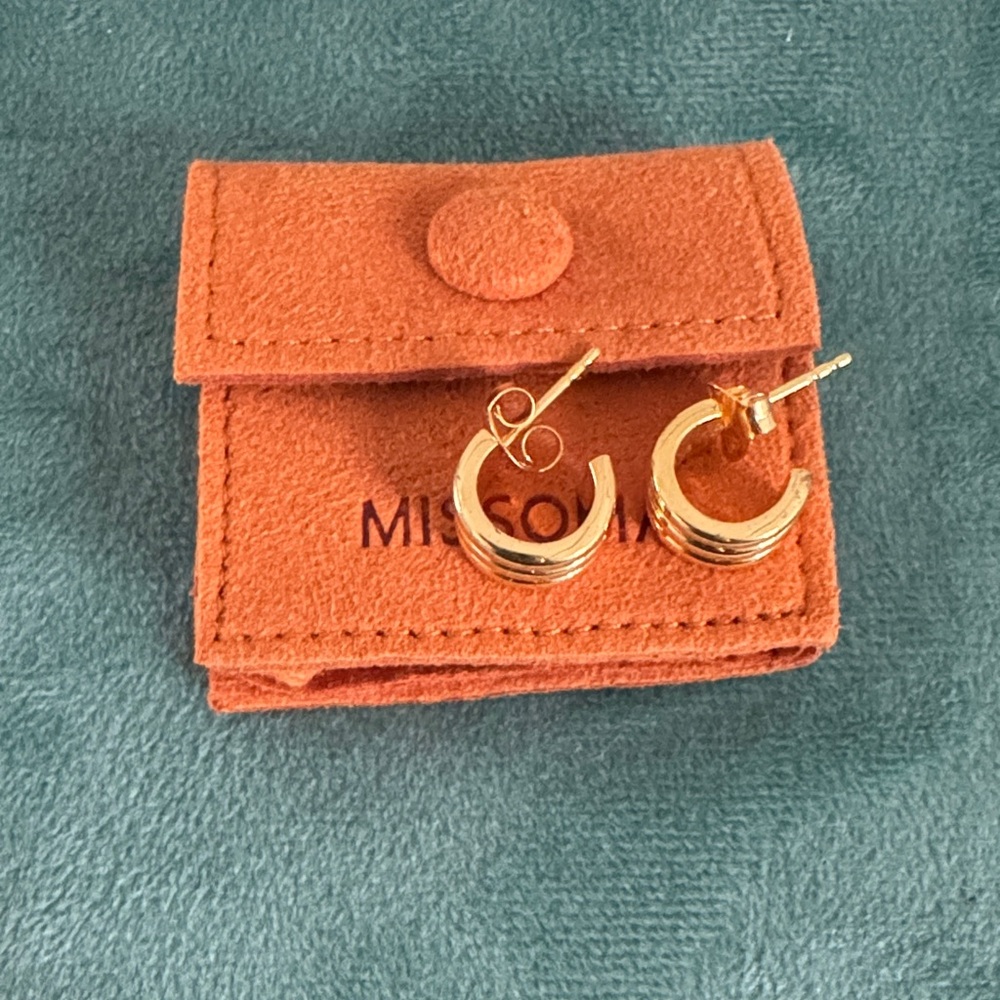 Mini Ancien Hoop Earrings by Missoma